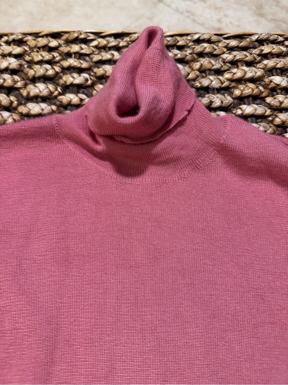 PRADA Cashmere Silk Turtleneck Sweater Pink - Picture 3 of 5